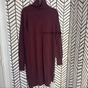 🔸 Lululemon softer still dress garnet red new